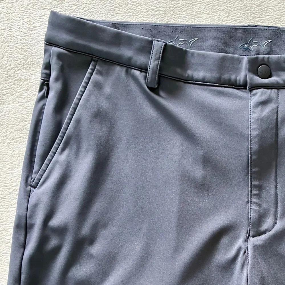 Greg Norman Golf Shorts Men’s 36 Gray Stretch Performance Moisture Wicking